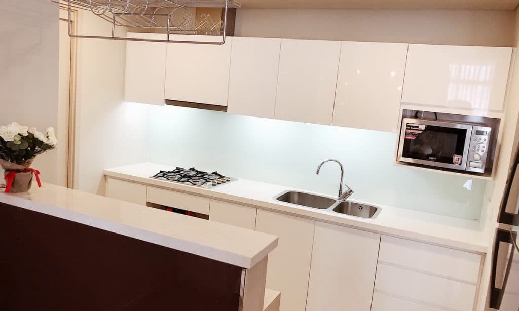 Cho thuê căn 1 phòng ngủ City Garden B1 nội thất đẹp lầu 15 view q1