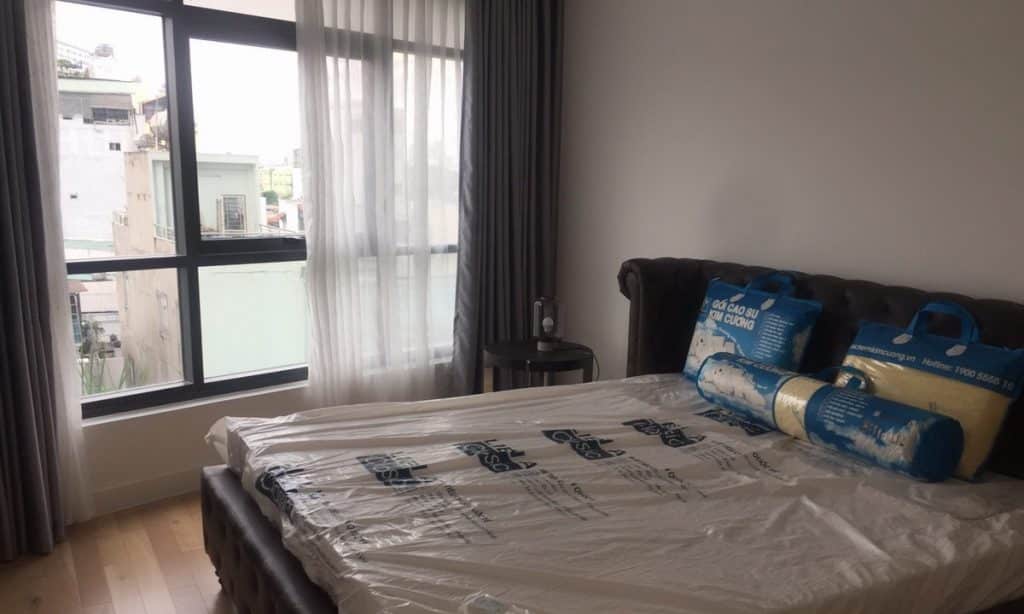 Cho thuê căn hộ P1 City Garden 2 phòng ngủ nhà đẹp lầu 3 view thoáng