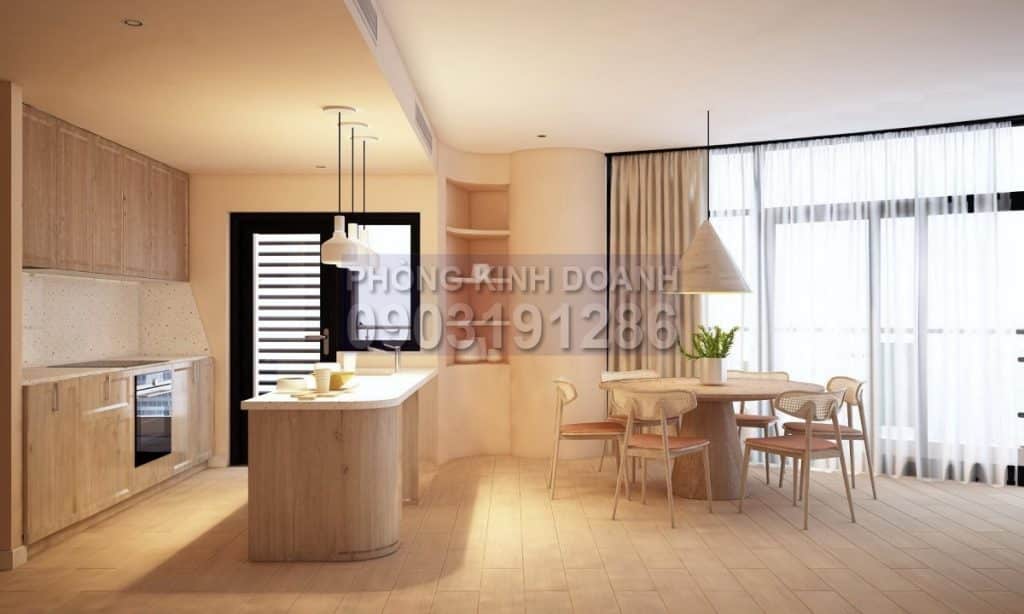 City Garden cho thuê lầu 12 tháp A nội thất xịn view q1 3 phòng ngủ