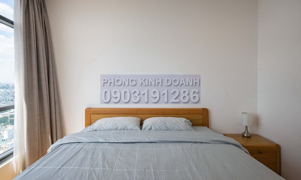 Căn City Garden cho thuê tầng 26 P1 đủ nội thất view q1 2 phòng ngủ