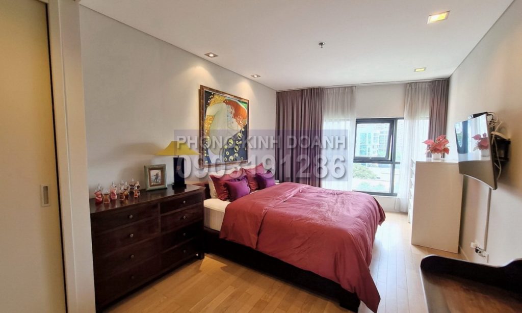 City Garden cho thuê tầng 6 toà B1 đầy đủ nội thất view quận 1 2 phòng ngủ