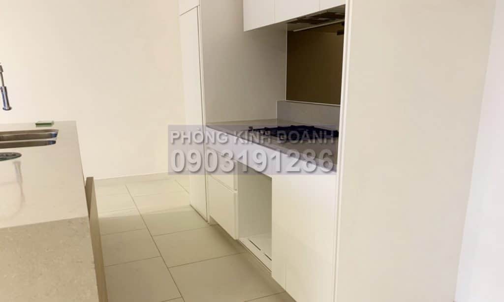 Căn City Garden cho thuê lầu 19 block P1 nhà trống view quận 1 2 phòng ngủ