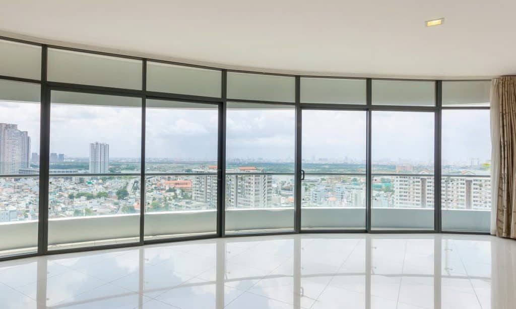 Căn hộ City Garden 3 phòng ngủ cho thuê toà A lầu 18 nhà trống $1500