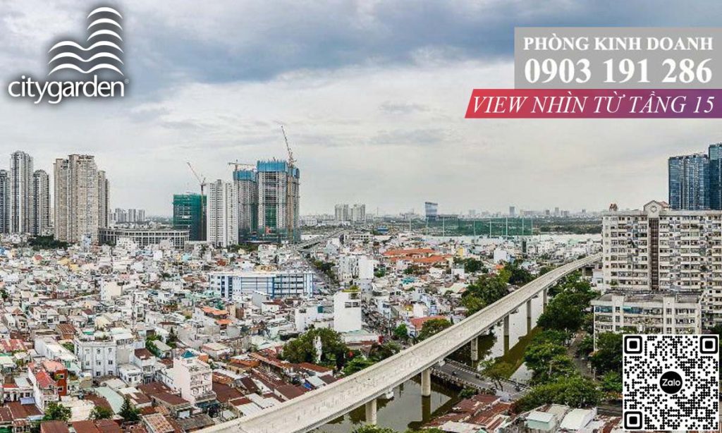 City Garden bán block C 105m2 căn số 2 view quận 1 thiết kế 2 phòng ngủ