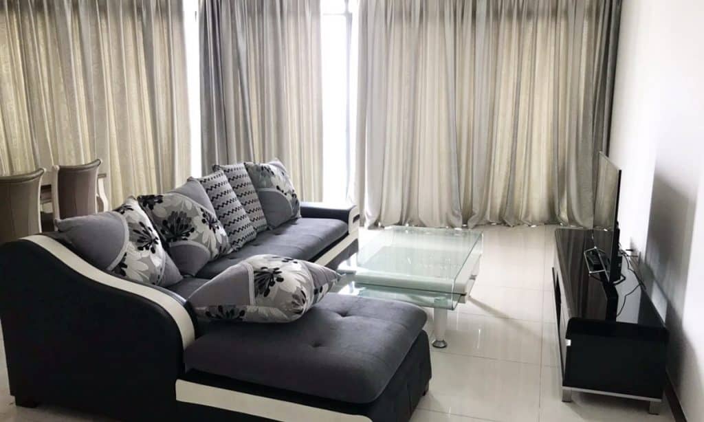 Căn hộ cho thuê City Garden tầng 8 toà A nhà đẹp view thoáng 2 phòng ngủ