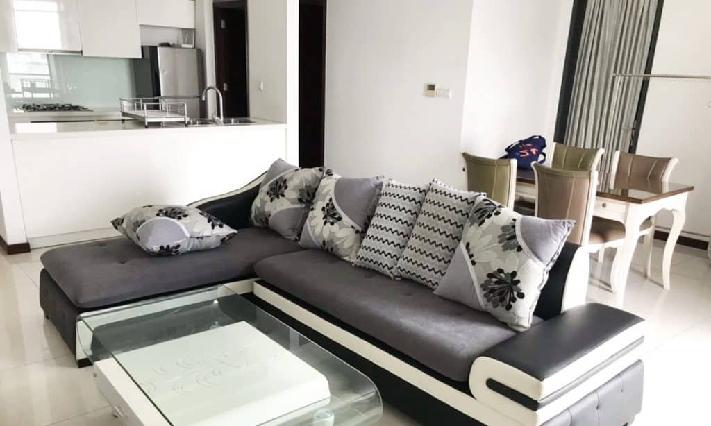 Căn hộ cho thuê City Garden tầng 8 toà A nhà đẹp view thoáng 2 phòng ngủ