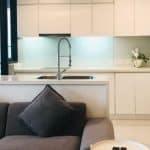 Căn hộ cho thuê City Garden lầu 24 toà B1 nhà đẹp view thoáng 2 phòng ngủ