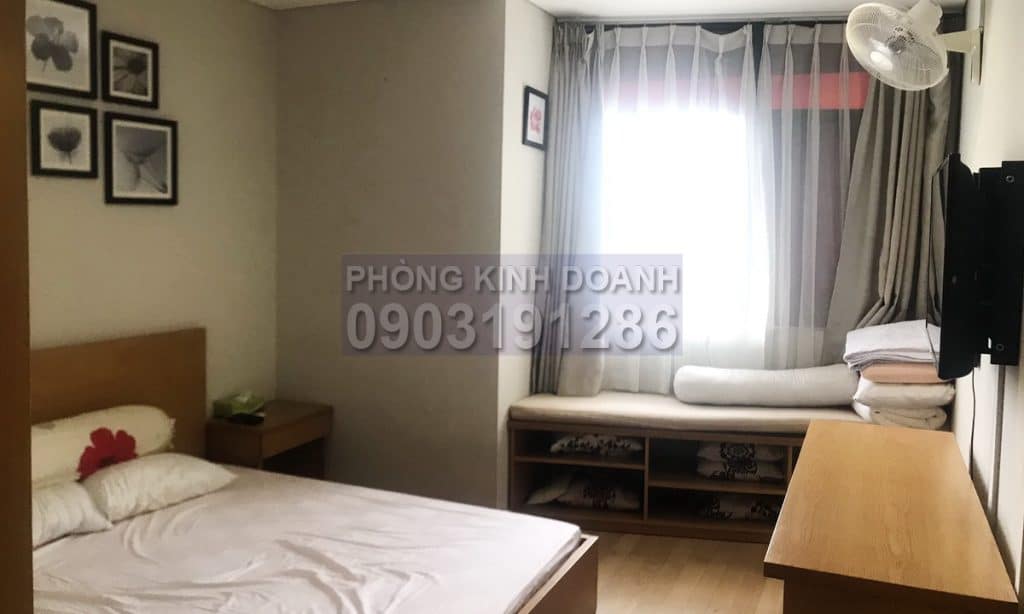 Căn hộ B1 City Garden cho thuê 1 phòng ngủ có nội thất lầu 7 view mát