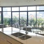 Căn City Garden cho thuê lầu 4 tháp C nội thất view L81 2 phòng ngủ