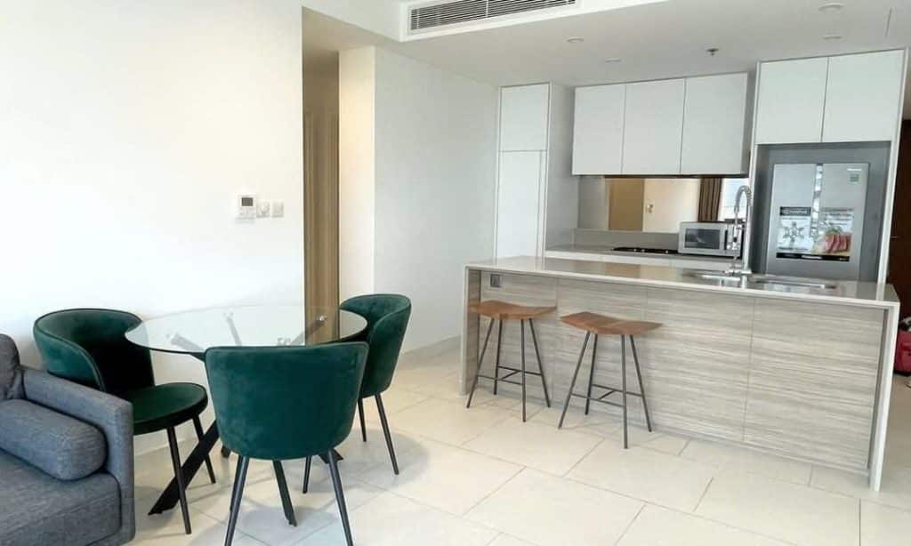 Cho thuê căn hộ City Garden lầu cao nội thất đầy đủ view đẹp 1 phòng ngủ