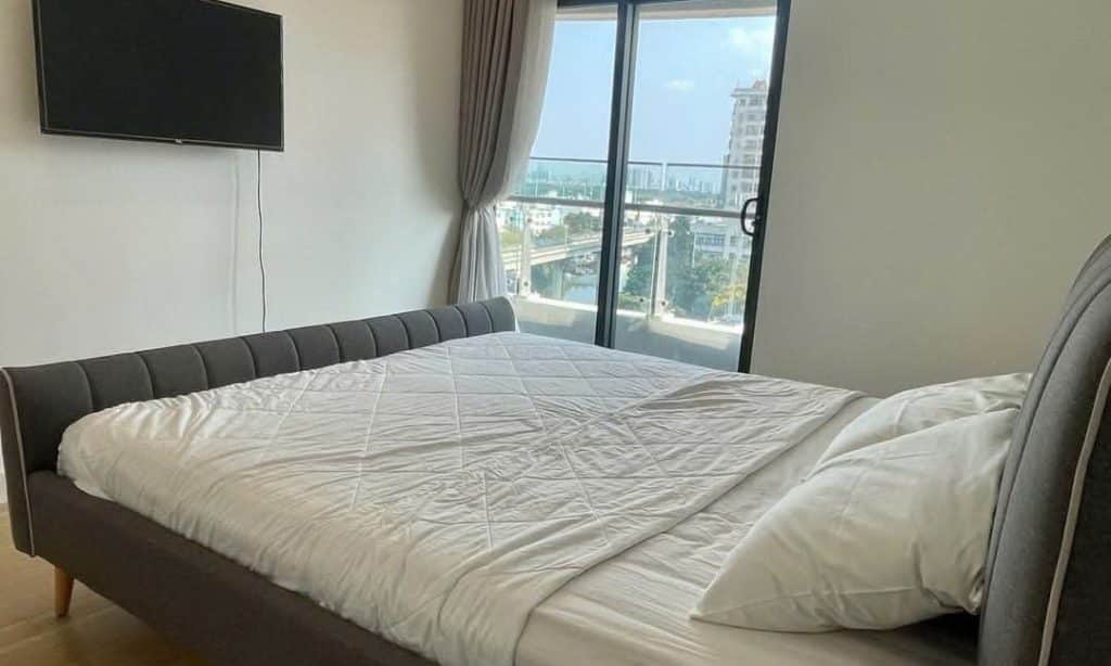 Cho thuê căn hộ City Garden lầu cao nội thất đầy đủ view đẹp 1 phòng ngủ