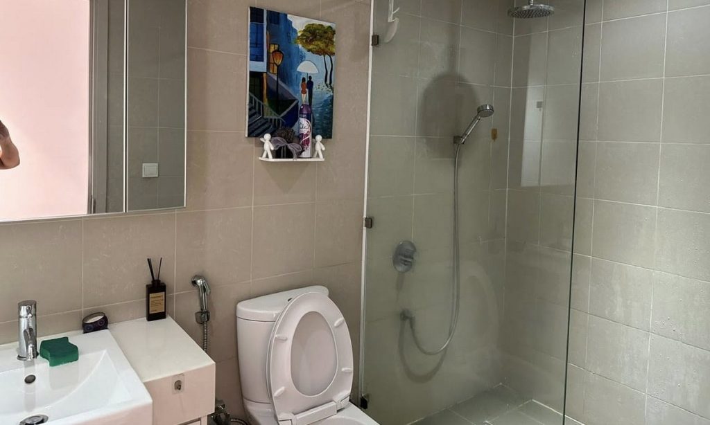 Cho thuê căn hộ City Garden lầu cao nội thất đầy đủ view quận 1 1 phòng ngủ