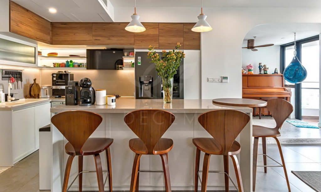 Căn hộ cho thuê City Garden lầu cao đủ nội thất view Văn Thánh 2 phòng ngủ