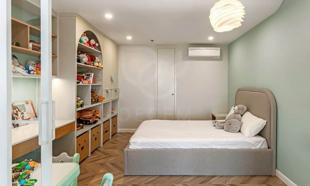 Căn hộ cho thuê City Garden lầu cao đủ nội thất view Văn Thánh 2 phòng ngủ