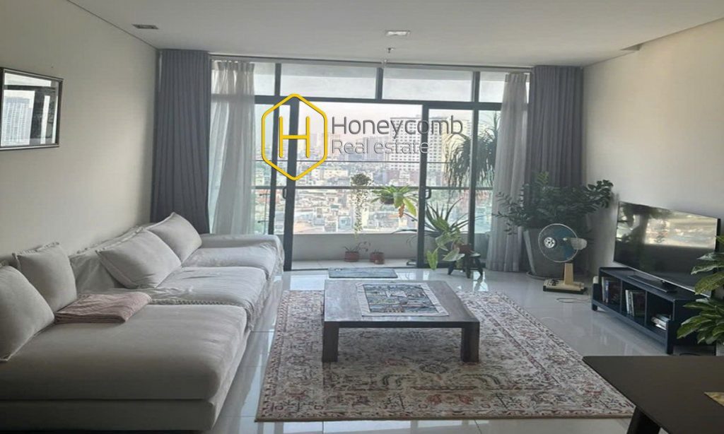 City Garden cho thuê tầng cao nội thất đẹp view Văn Thánh 1 phòng ngủ