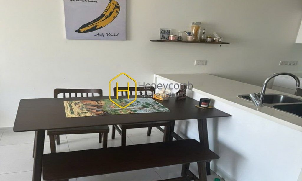 City Garden cho thuê tầng cao nội thất đẹp view Văn Thánh 1 phòng ngủ