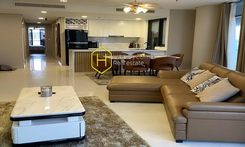 City Garden căn hộ cho thuê tầng cao nội thất đẹp view quận 1 3 phòng ngủ