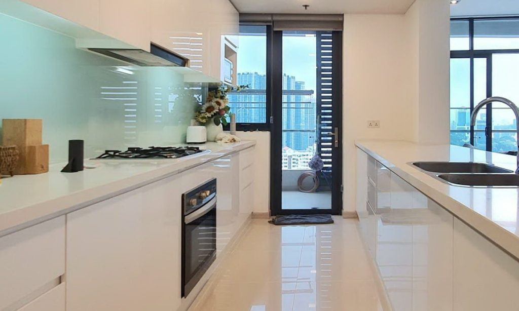 City Garden căn hộ cho thuê tầng cao nội thất đủ view quận 1 3 phòng ngủ