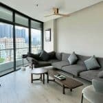 City Garden căn hộ cho thuê tầng cao full nội thất view quận 1 3 phòng ngủ