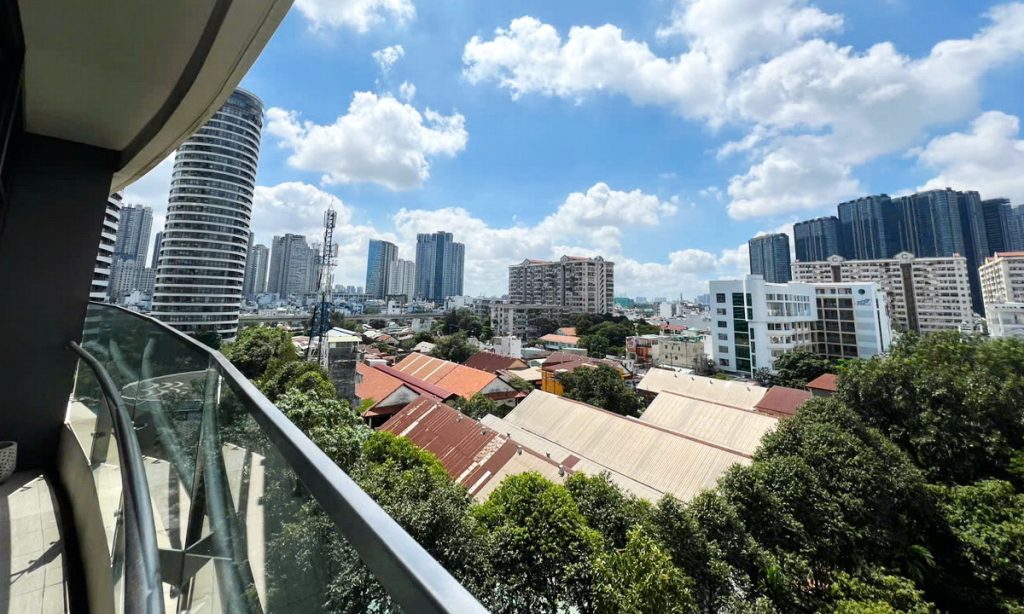 Cho thuê căn hộ City Garden tầng trung nội thất full view quận 1 1 phòng ngủ