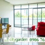 Cho thuê căn hộ City Garden lầu thấp nội thất full view quận 1 1 phòng ngủ