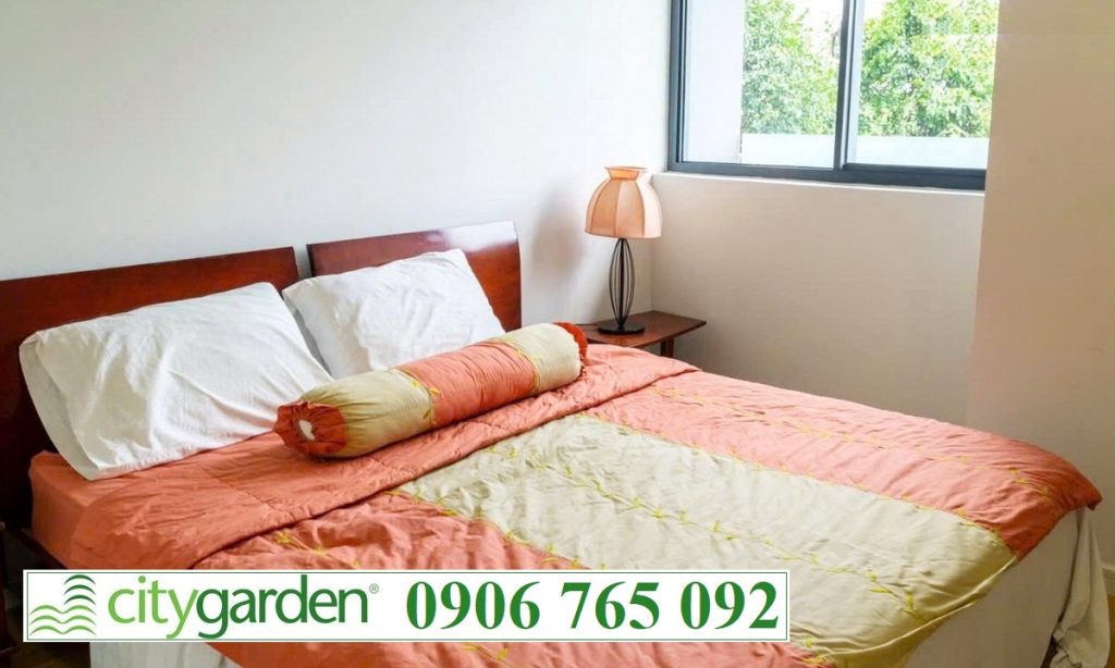 Cho thuê căn hộ City Garden lầu thấp nội thất full view quận 1 1 phòng ngủ