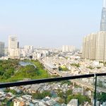 Căn hộ cho thuê City Garden tầng cao nhà trống view thoáng 2 phòng ngủ