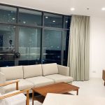 Căn hộ cho thuê City Garden lầu cao đầy đủ nội thất view L81 2 phòng ngủ