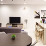 Căn hộ City Garden cho thuê tầng cao nội thất xịn view quận 1 2 phòng ngủ