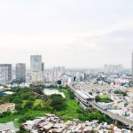 Căn hộ cho thuê City Garden tầng cao nội thất đẹp view mát 2 phòng ngủ