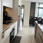 Căn hộ cho thuê City Garden lầu trung nội thất đẹp view L81 2 phòng ngủ