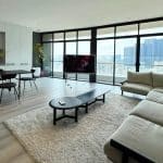 Căn City Garden 2 phòng ngủ cho thuê tầng cao nội thất sang view quận 1