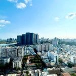 City Garden Bình Thạnh cho thuê tầng cao nhà trống view quận 1 3 phòng ngủ